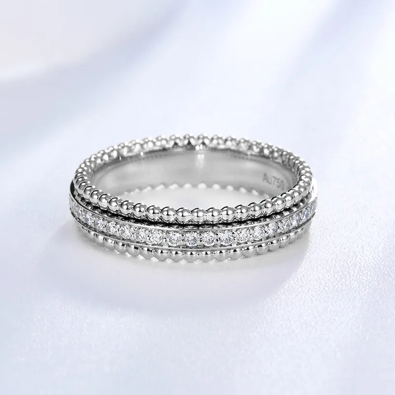 Diamond Full Eternity Spinning Wedding Ring