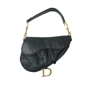 Dior Black Saddle Bag