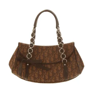 Dior Brown Bow Shoulder Bag