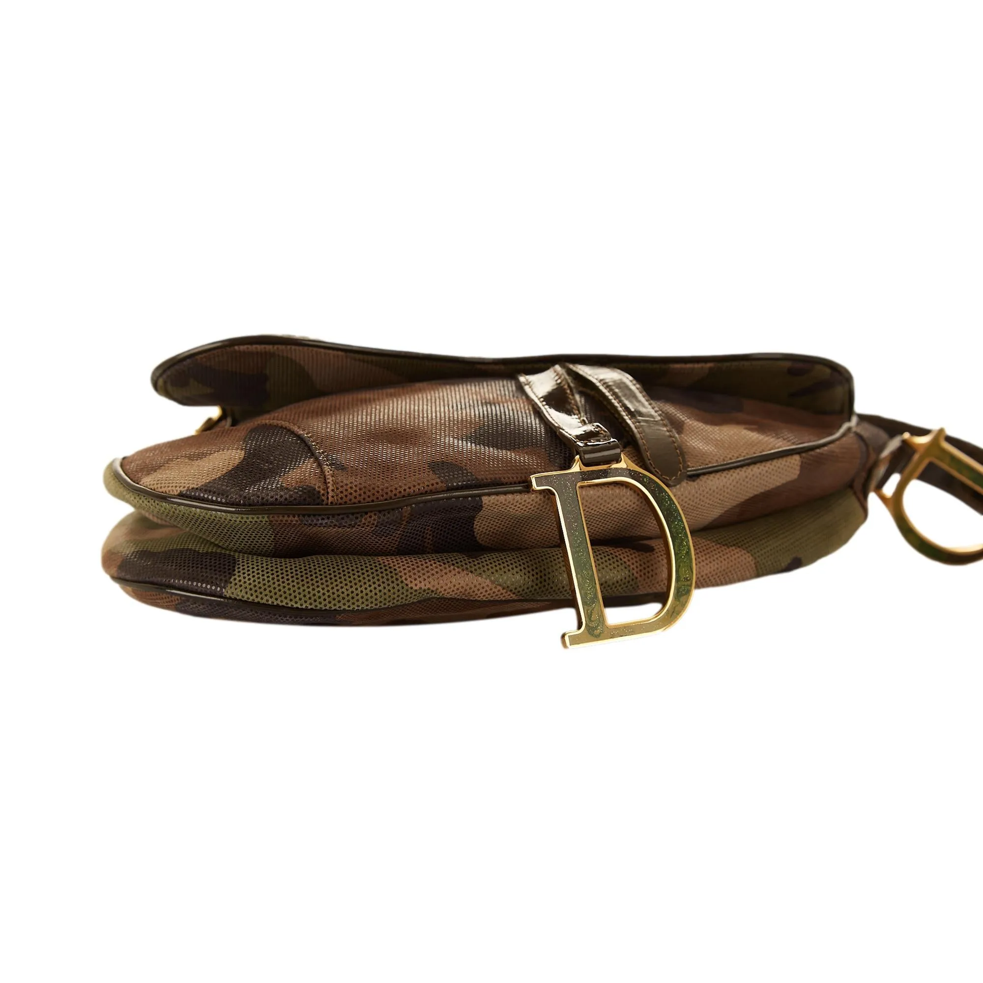 Dior Camo Saddle Bag