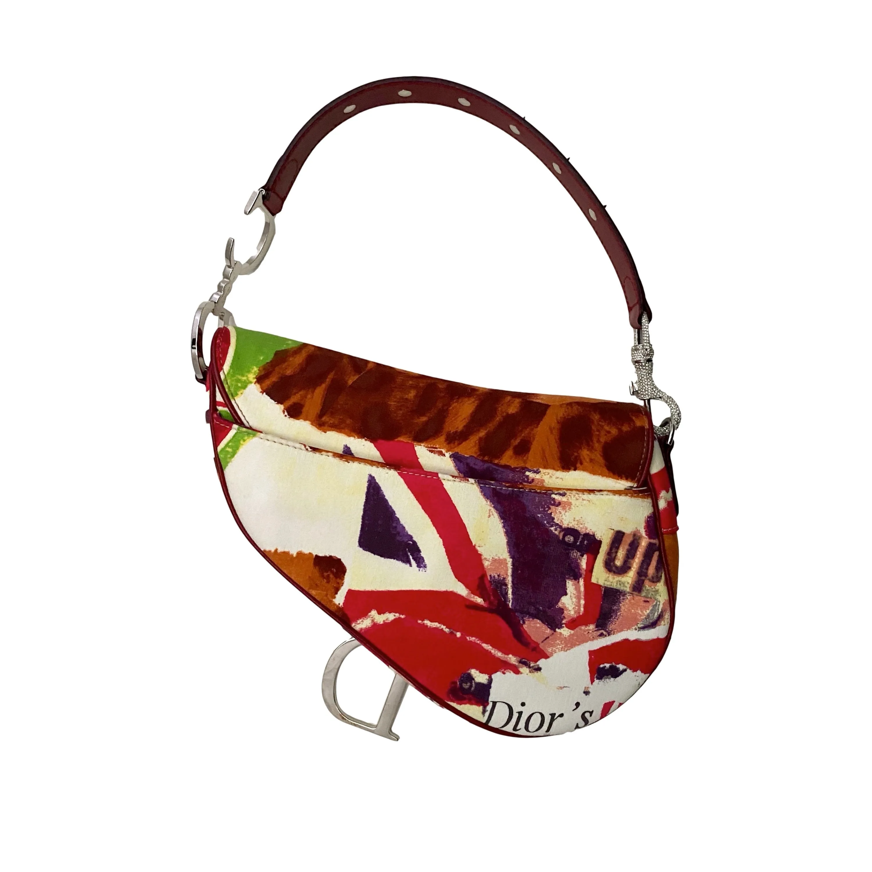 Dior Multicolor Victim Saddle Bag