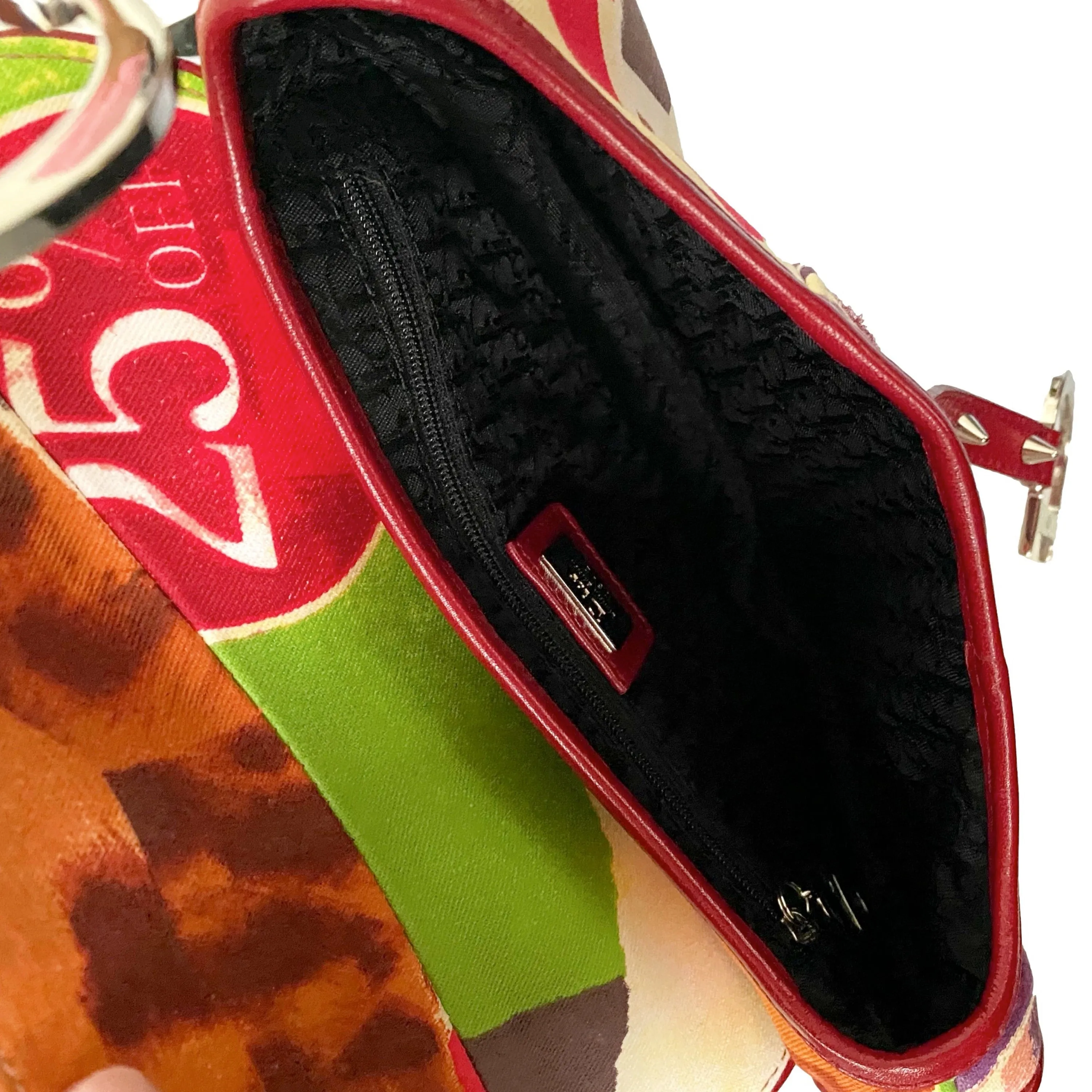 Dior Multicolor Victim Saddle Bag