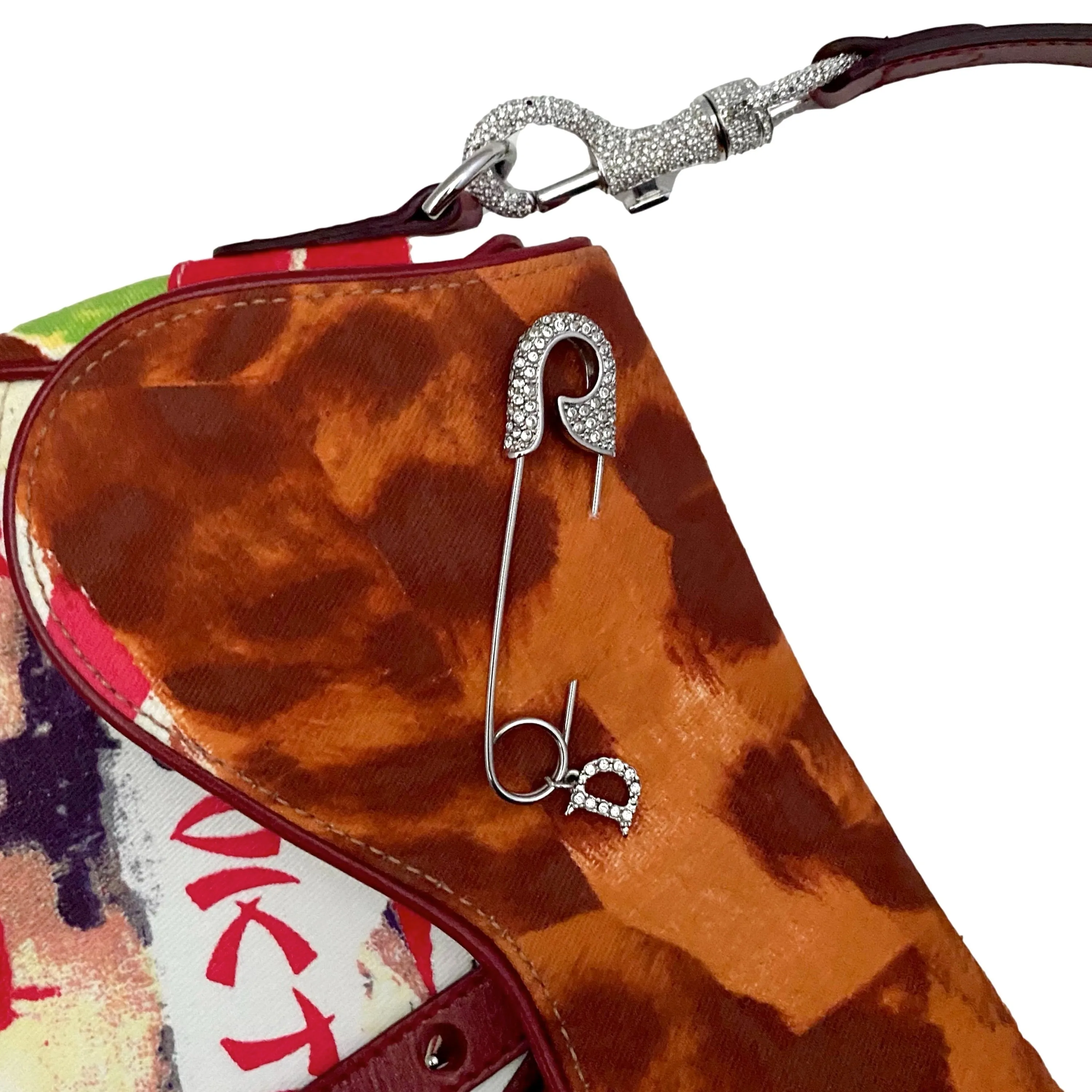 Dior Multicolor Victim Saddle Bag