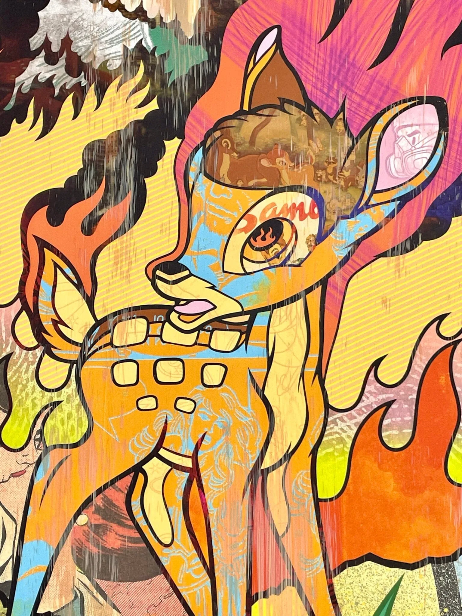 Disney Bambi x California Wildfire