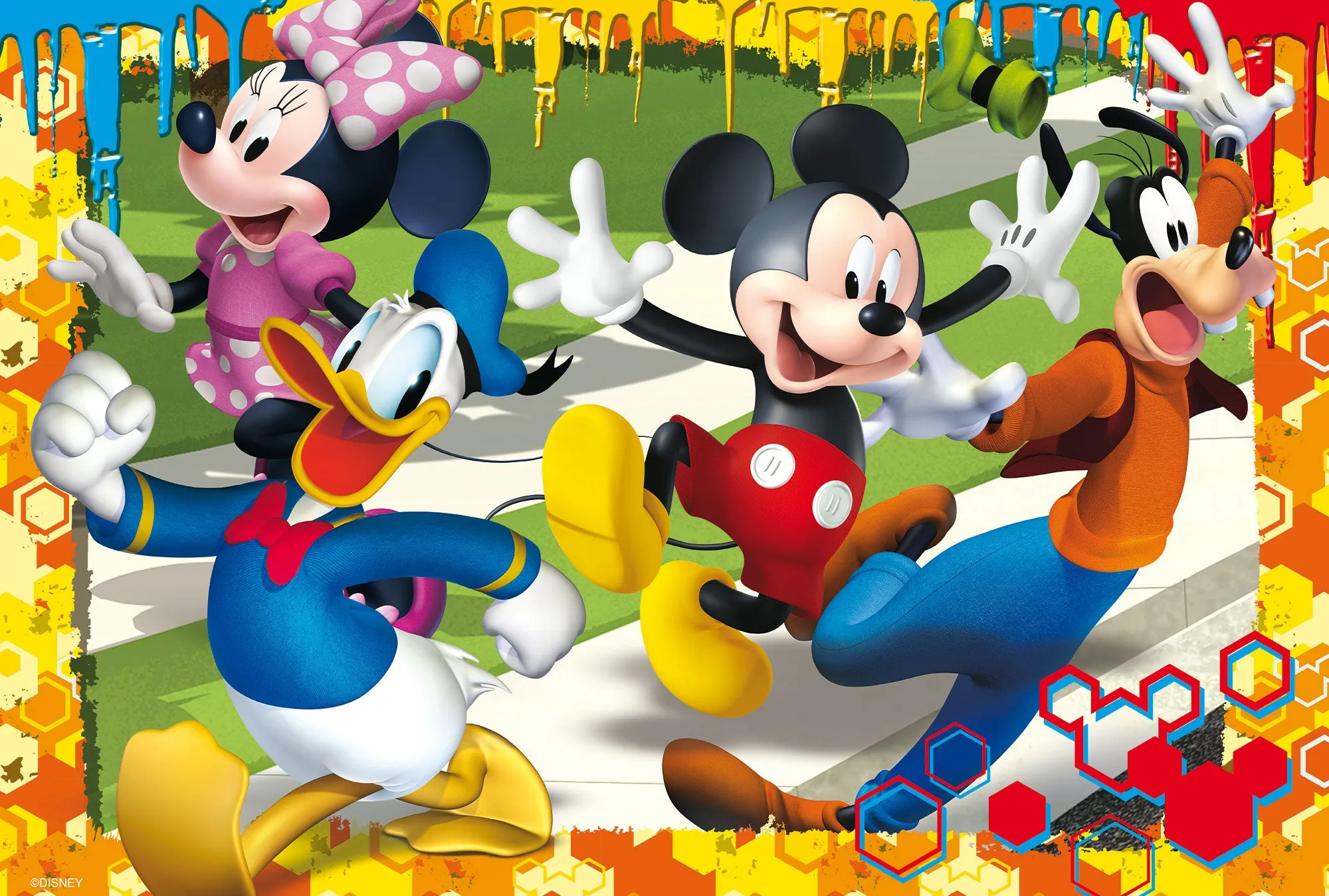 Disney Puzzle Maxifloor Mickey - 4 puzzle