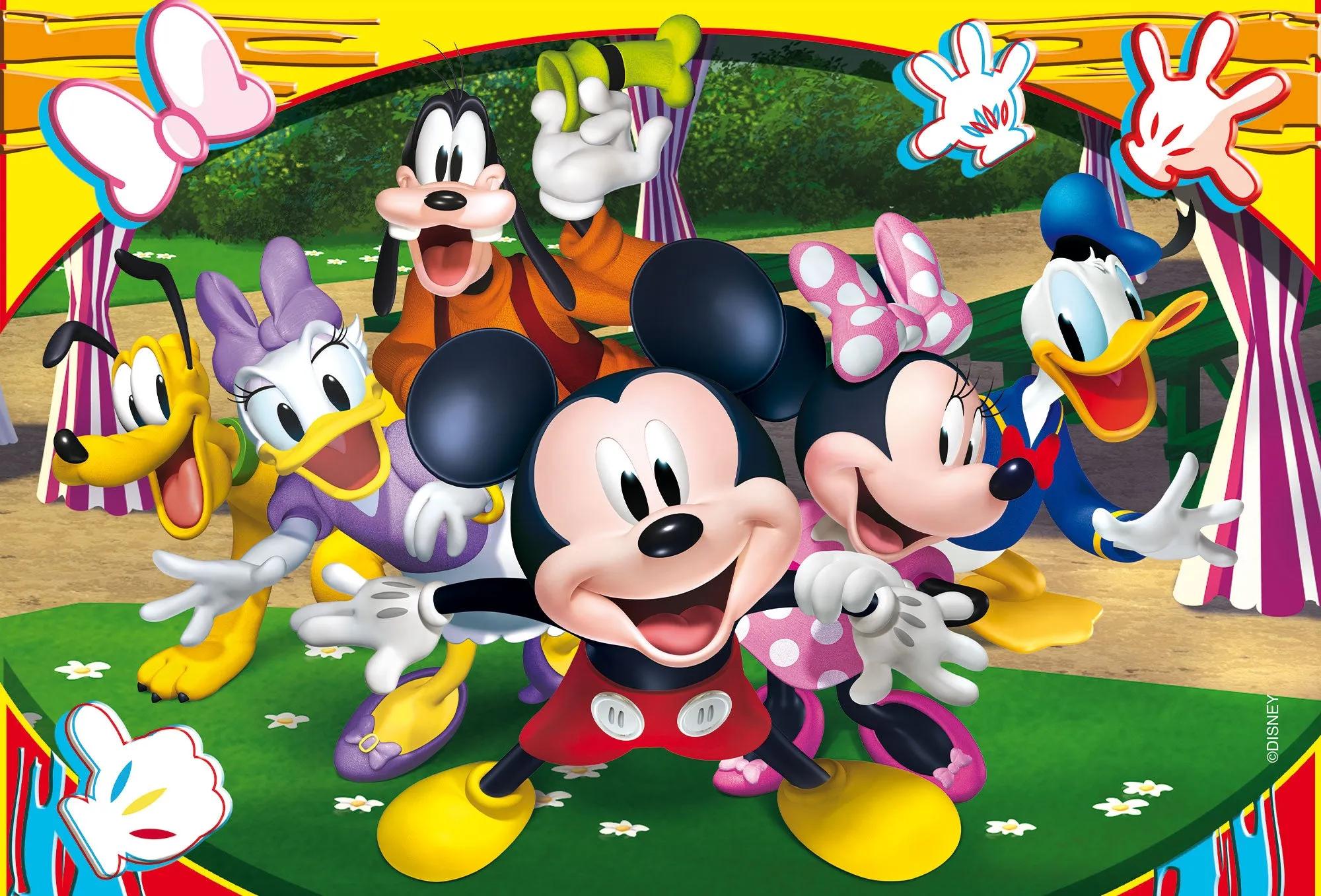 Disney Puzzle Maxifloor Mickey - 4 puzzle