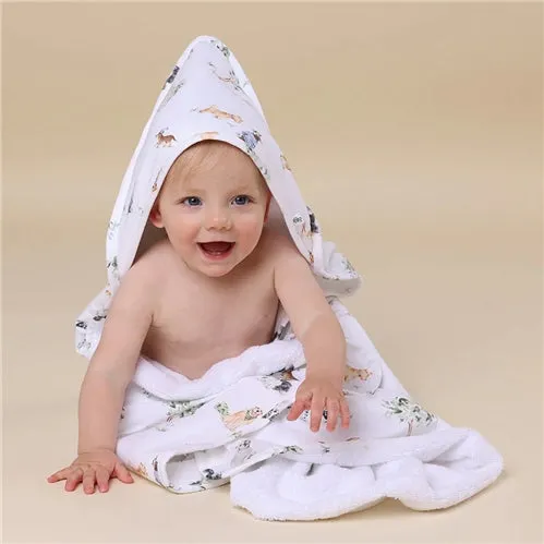 Dog Park Organic Hooded Baby Towel