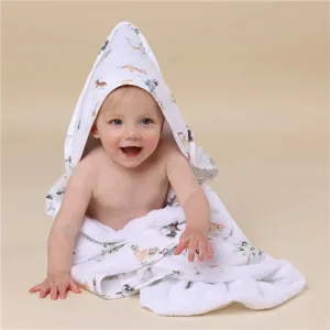 Dog Park Organic Hooded Baby Towel