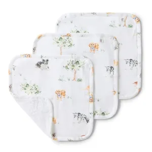 Dog Park Organic Wash Cloth - 3pk