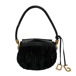 Dolce & Gabbana Black Rouched Mini Shoulder Bag