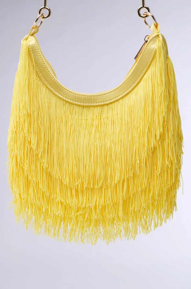 DONT MIND IF I DO FRINGE PURSE