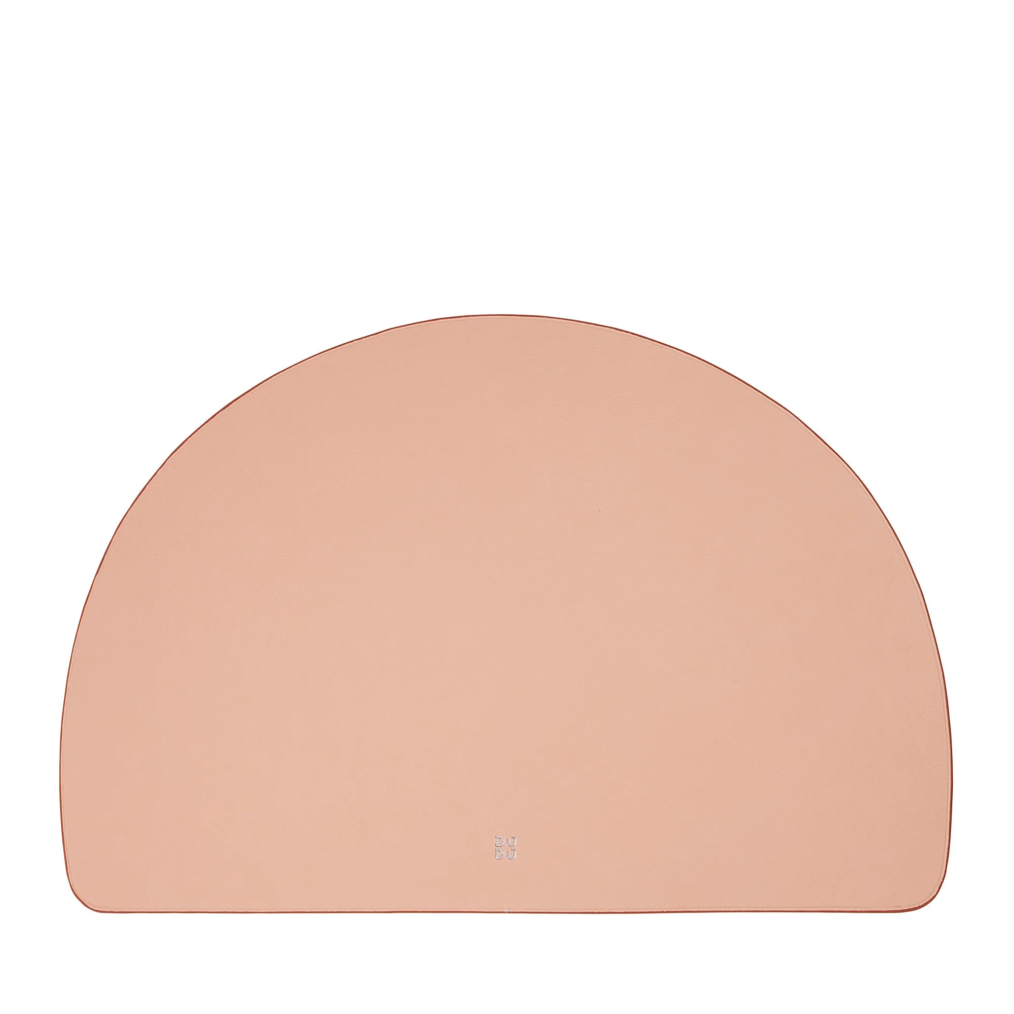 DUDU American leather placemat, breakfast tablecloth lunch, double -sided double -sided, non -slip, crescent 44x30 cm, two -tone