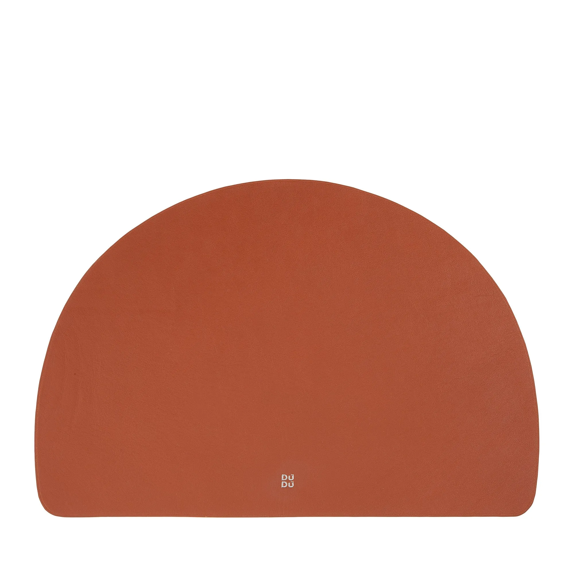 DUDU American leather placemat, breakfast tablecloth lunch, double -sided double -sided, non -slip, crescent 44x30 cm, two -tone