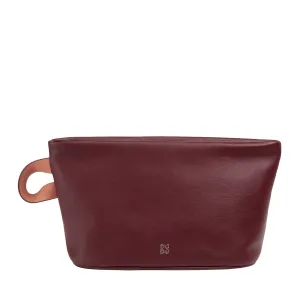 DUDU Beauty Houses Woman Men in Leather With Zip Kear, Big colors toilet bag, ideal for travel, gym, spa, water -repellent interior