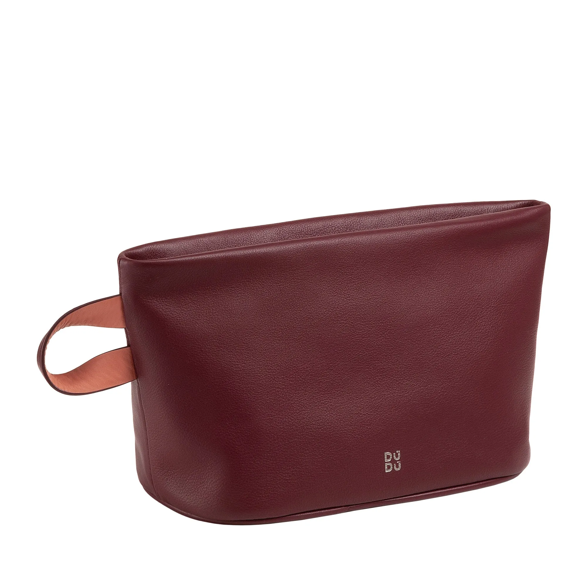 DUDU Beauty Houses Woman Men in Leather With Zip Kear, Big colors toilet bag, ideal for travel, gym, spa, water -repellent interior
