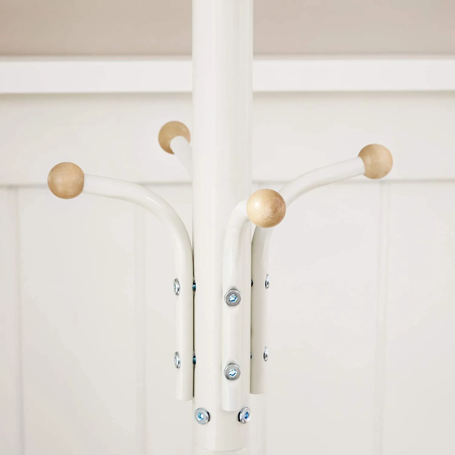 Easton Coat Rack Stand - Cream