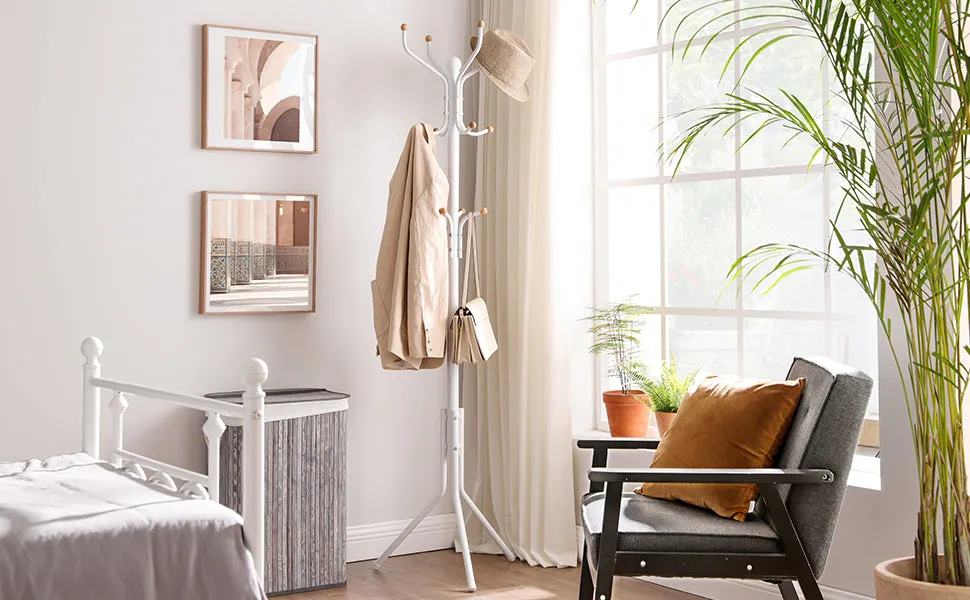 Easton Coat Rack Stand - Cream