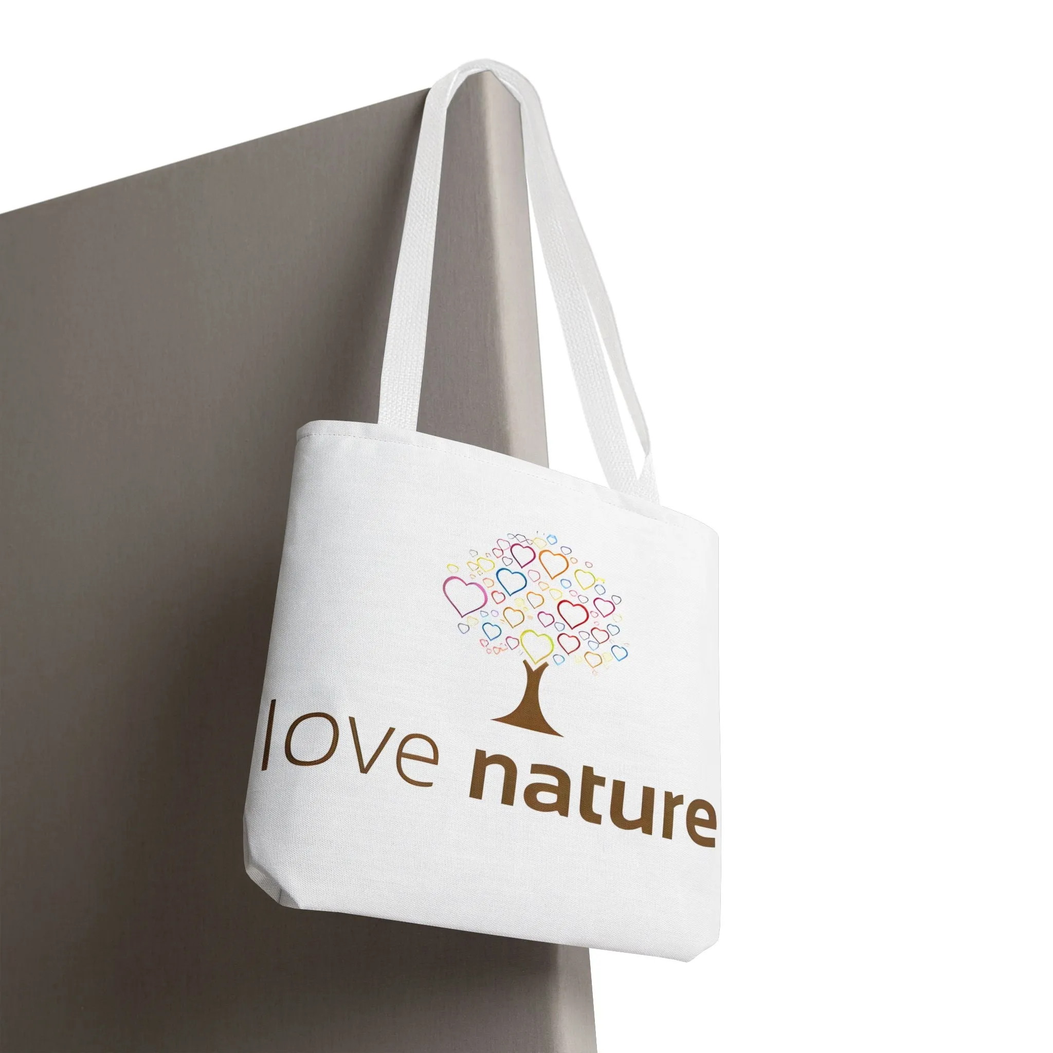 Eco-Friendly Love Nature Tote Bag - Perfect for Nature Lovers & Eco-Conscious Shoppers