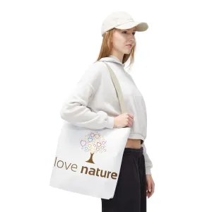 Eco-Friendly Love Nature Tote Bag - Perfect for Nature Lovers & Eco-Conscious Shoppers