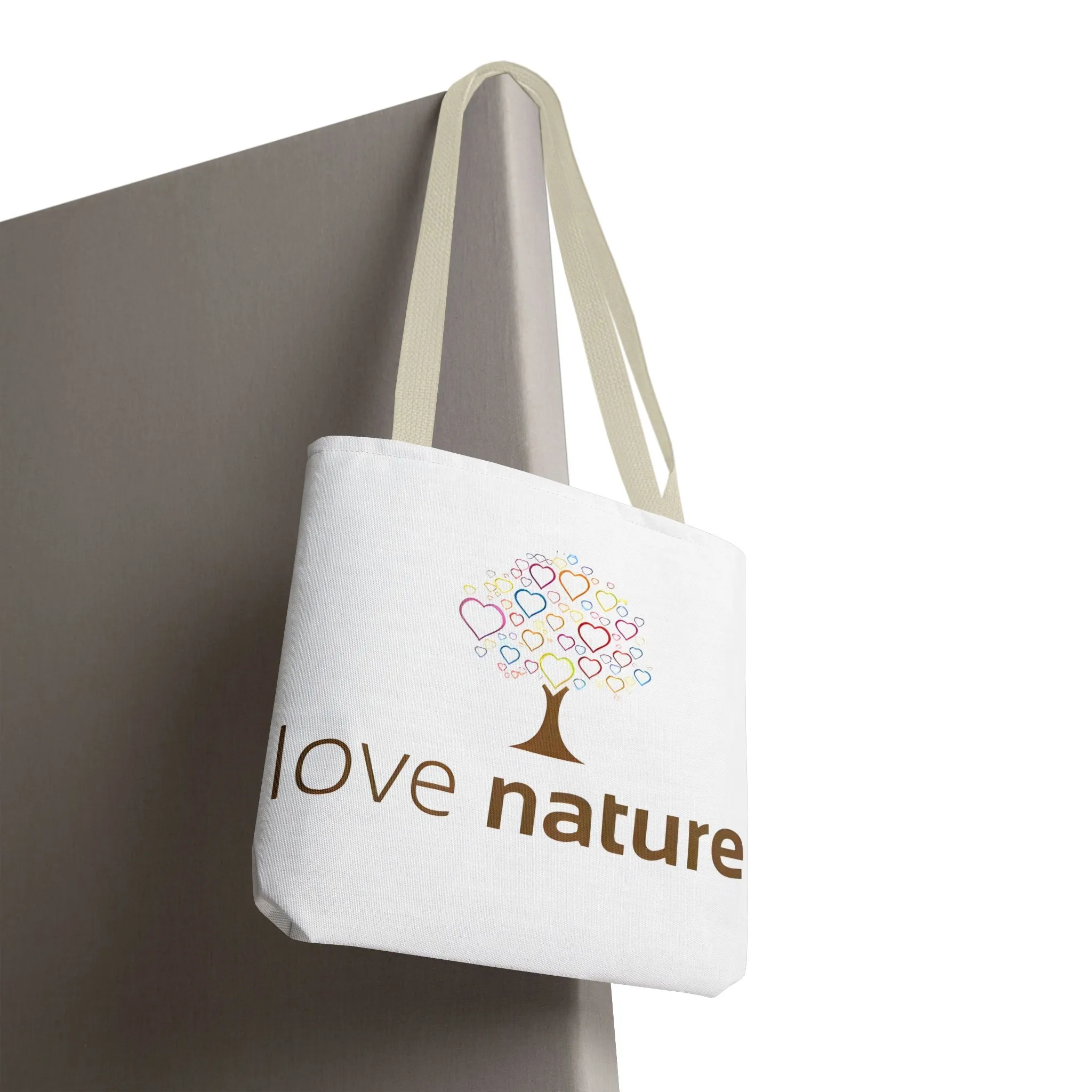 Eco-Friendly Love Nature Tote Bag - Perfect for Nature Lovers & Eco-Conscious Shoppers