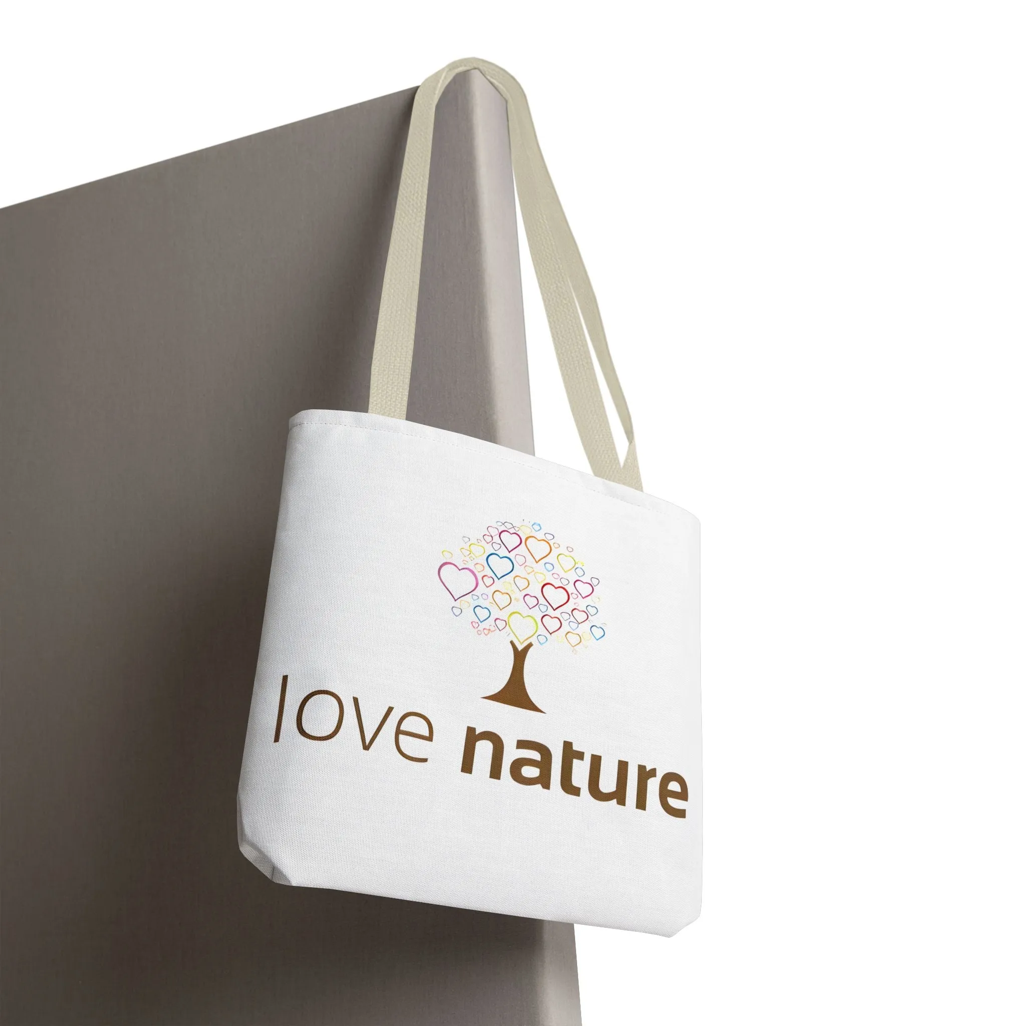 Eco-Friendly Love Nature Tote Bag - Perfect for Nature Lovers & Eco-Conscious Shoppers