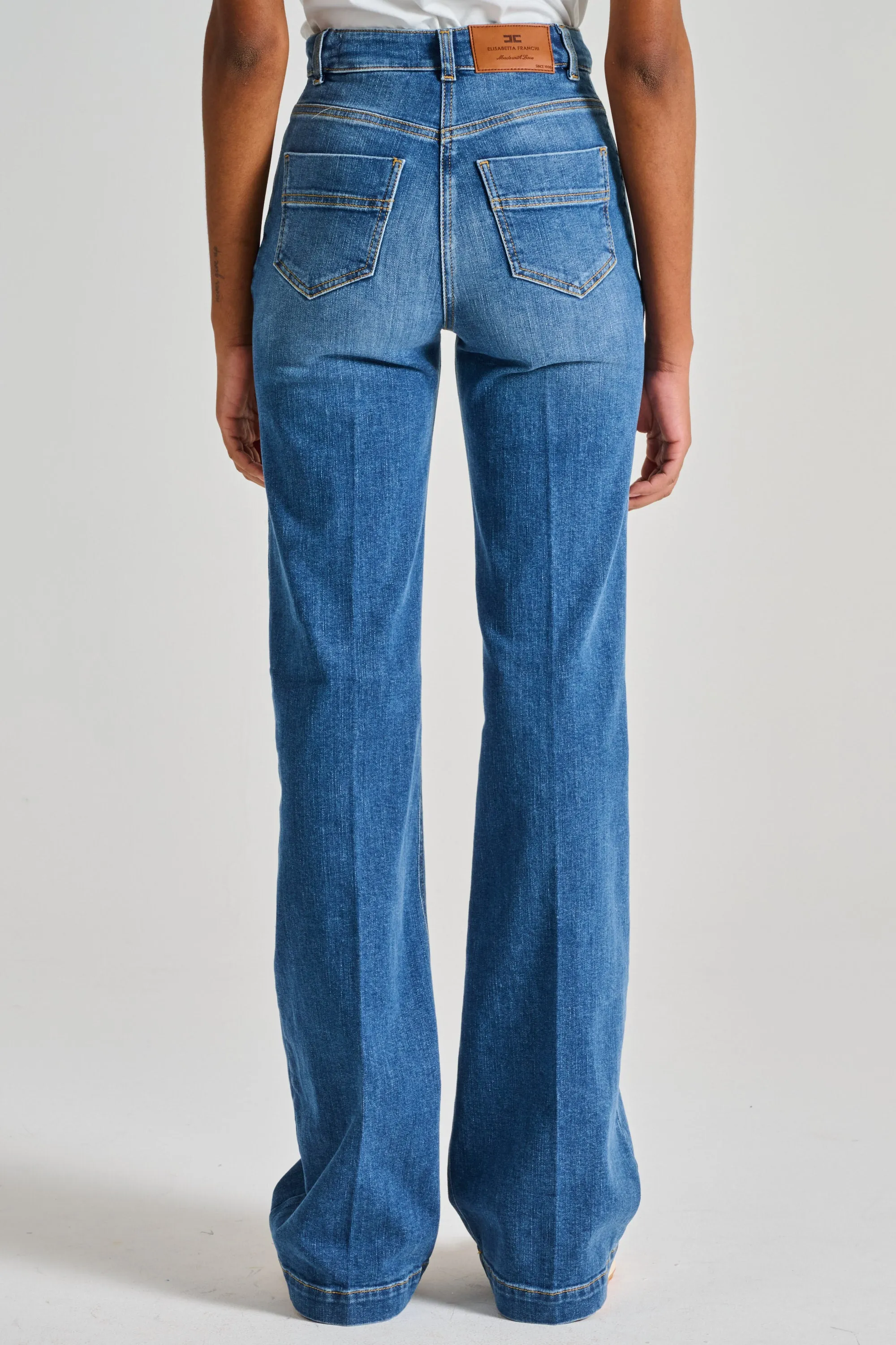 Elisabetta Franchi Jeans Blu Donna