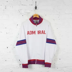 England Admiral Tracksuit Top Jacket - White - XXL