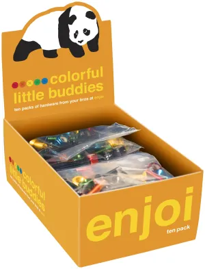 Enjoi hardware colorful little buddies 1" phillips