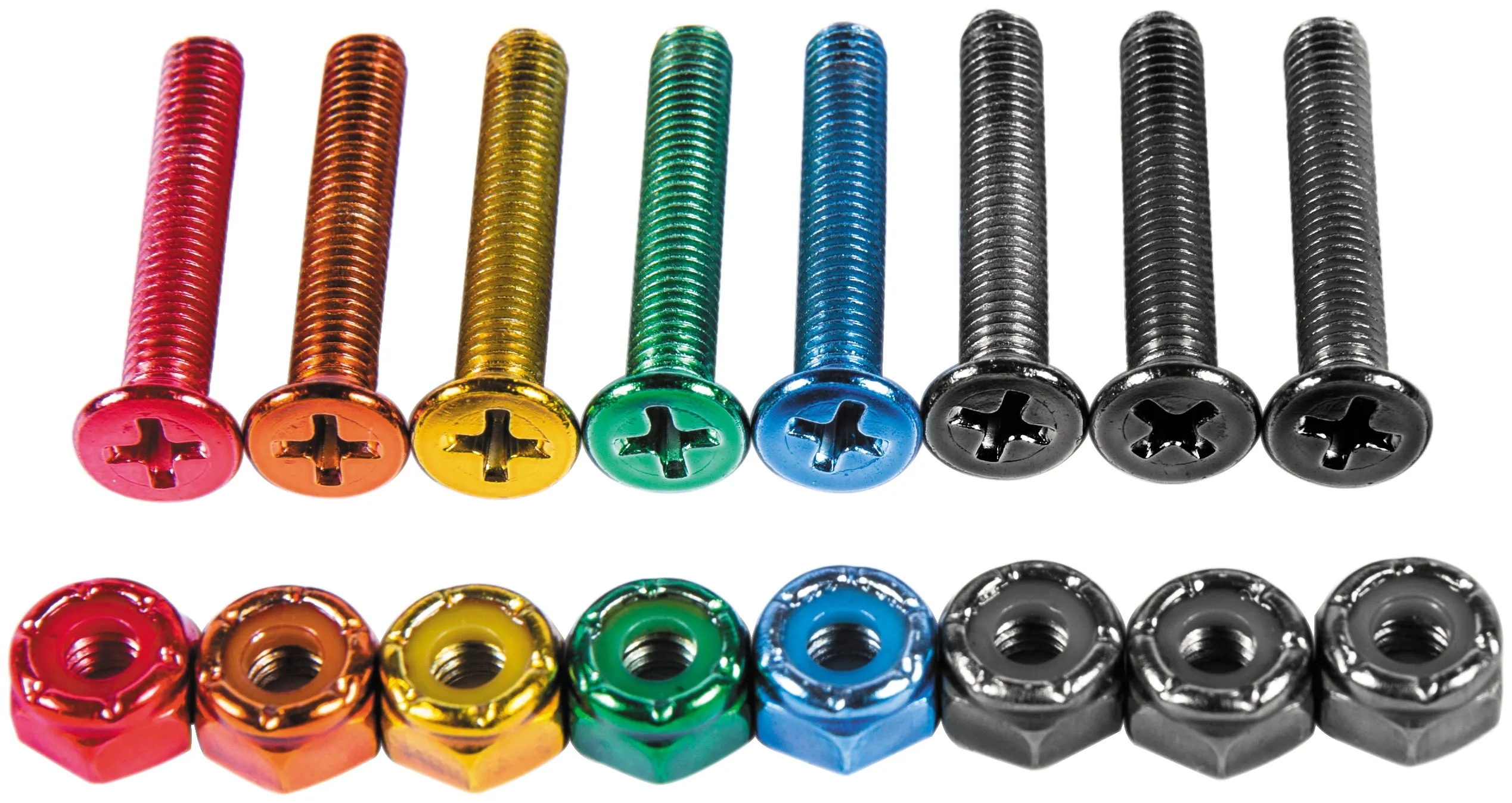 Enjoi hardware colorful little buddies 1" phillips