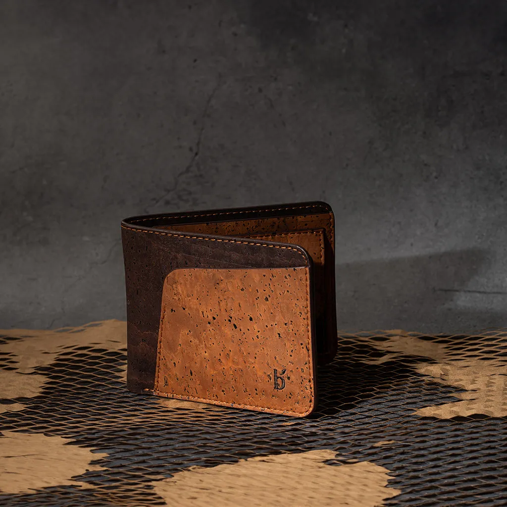Evaan Men's Bi-Fold Cork Wallet