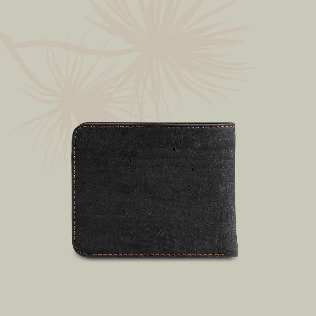 Evaan Men's Bi-Fold Cork Wallet