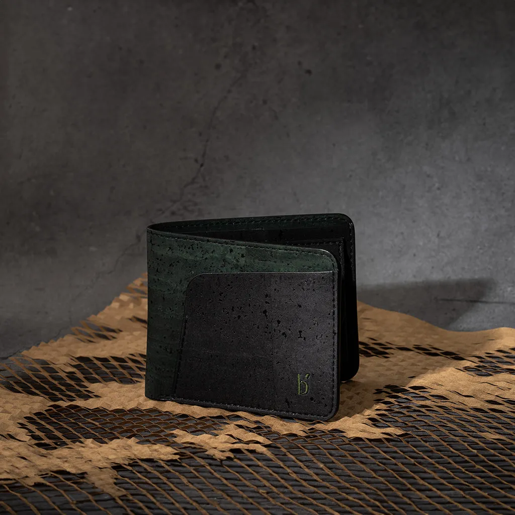 Evaan Men's Bi-Fold Cork Wallet