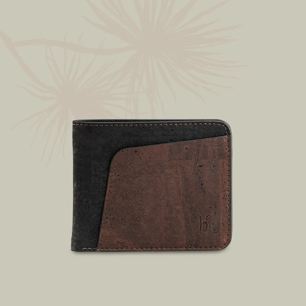 Evaan Men's Bi-Fold Cork Wallet
