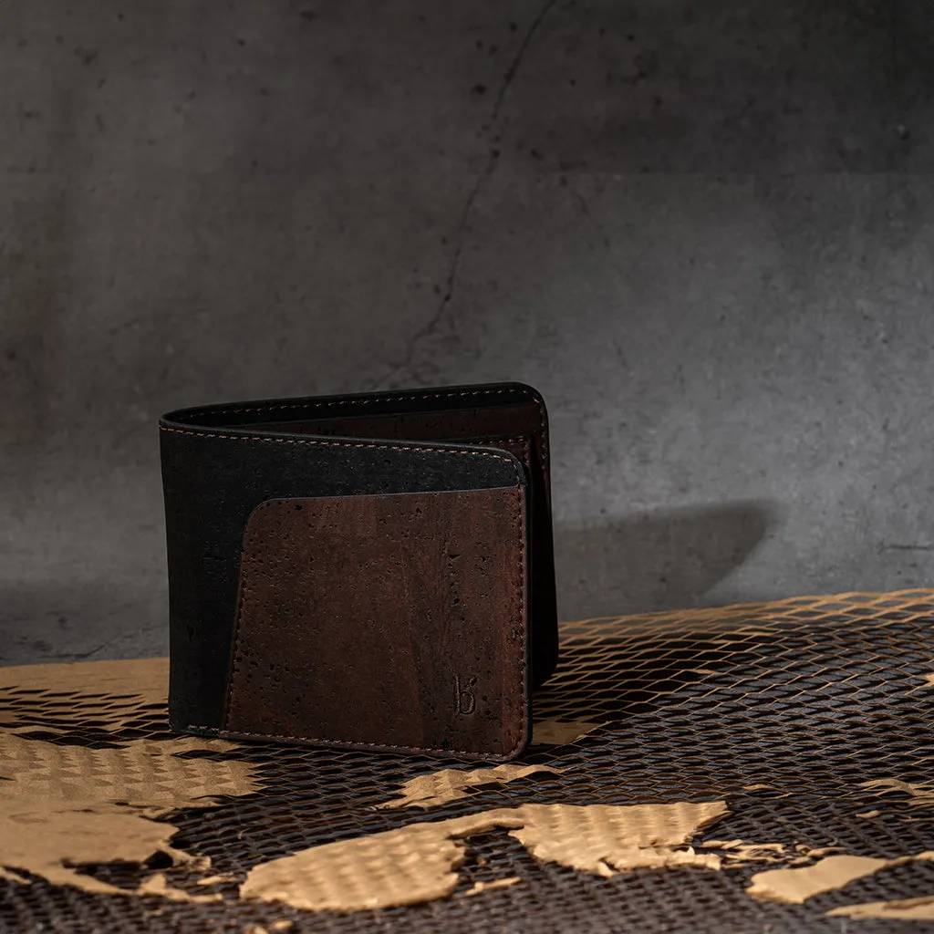 Evaan Men's Bi-Fold Cork Wallet