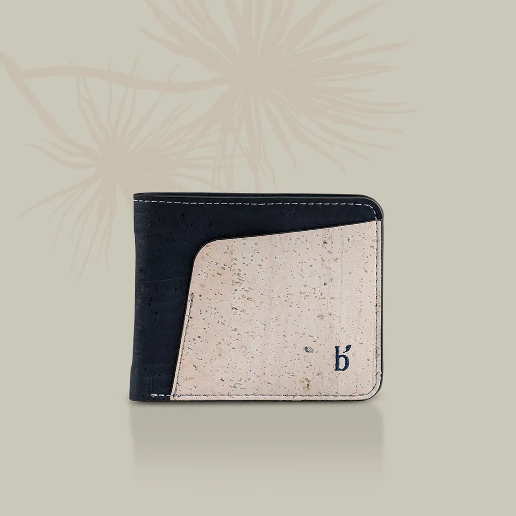 Evaan Men's Bi-Fold Cork Wallet