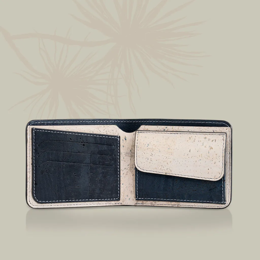 Evaan Men's Bi-Fold Cork Wallet