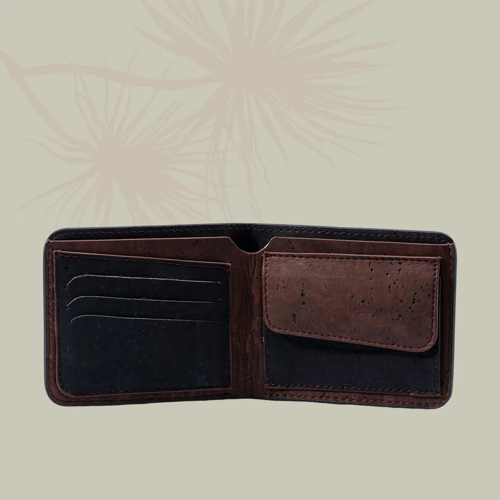Evaan Men's Bi-Fold Cork Wallet