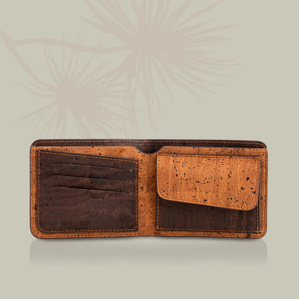 Evaan Men's Bi-Fold Cork Wallet