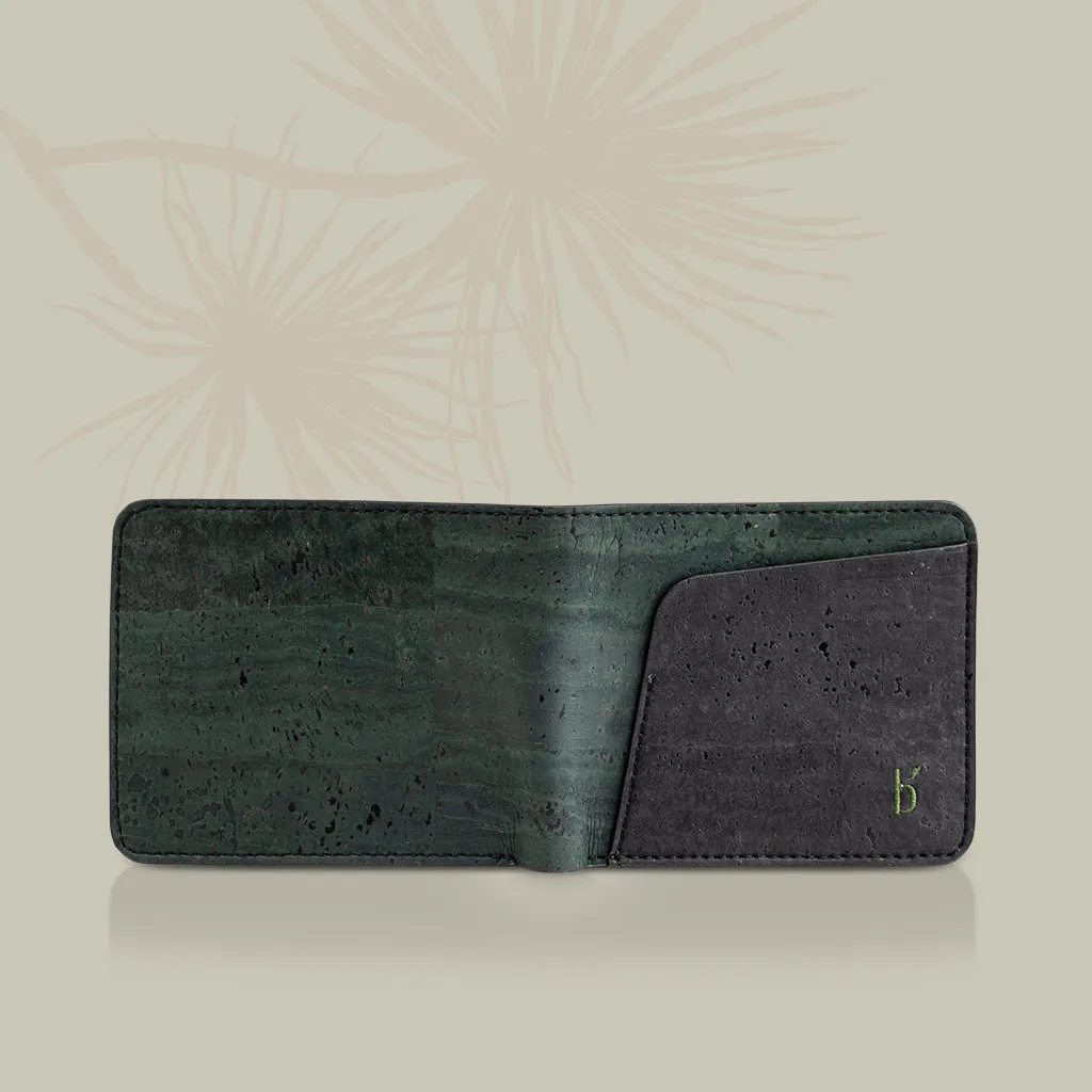 Evaan Men's Bi-Fold Cork Wallet