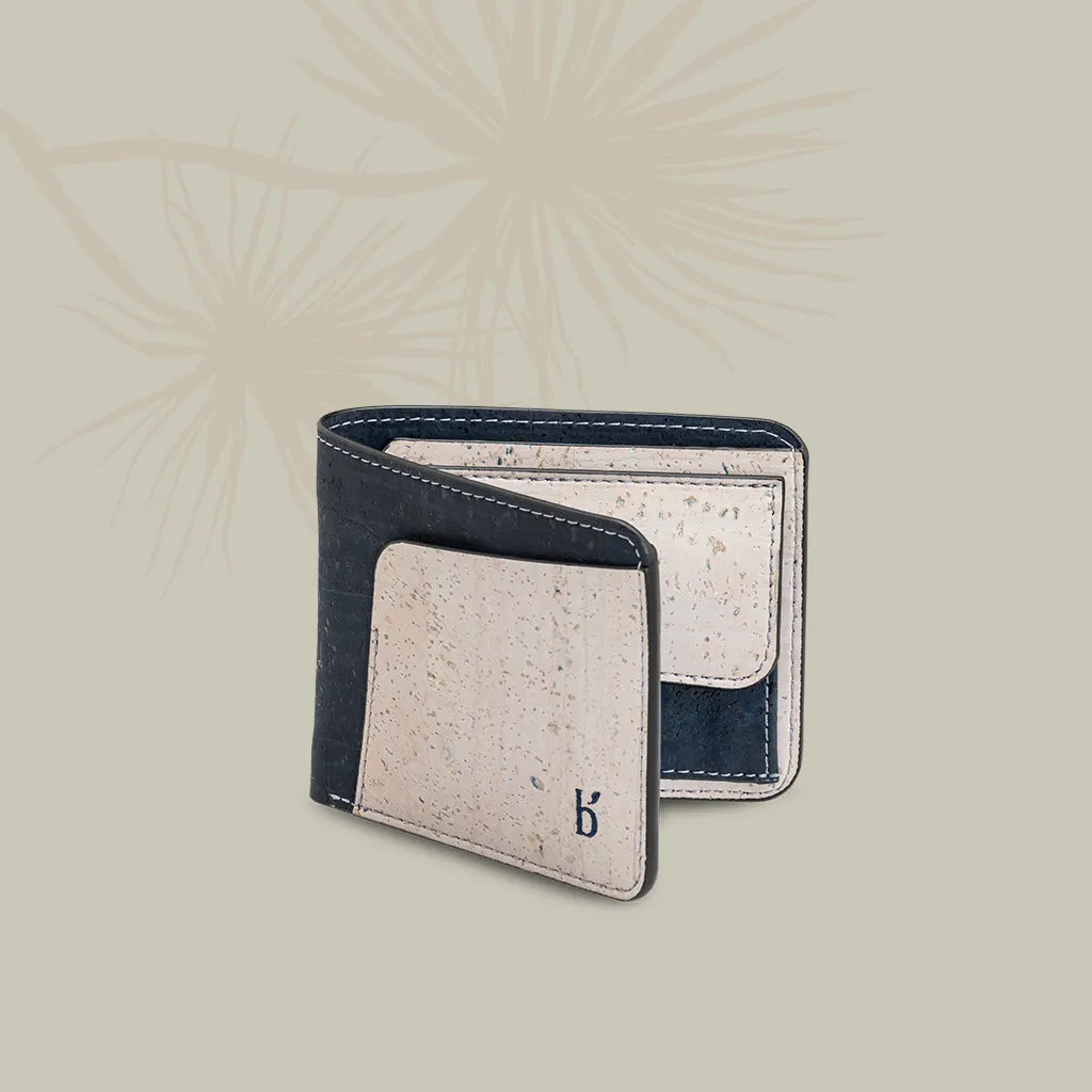 Evaan Men's Bi-Fold Cork Wallet