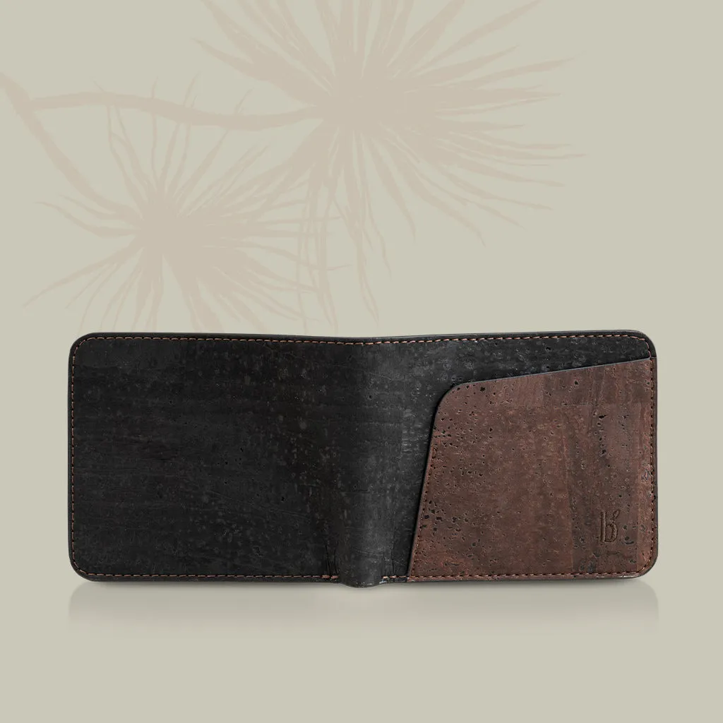 Evaan Men's Bi-Fold Cork Wallet