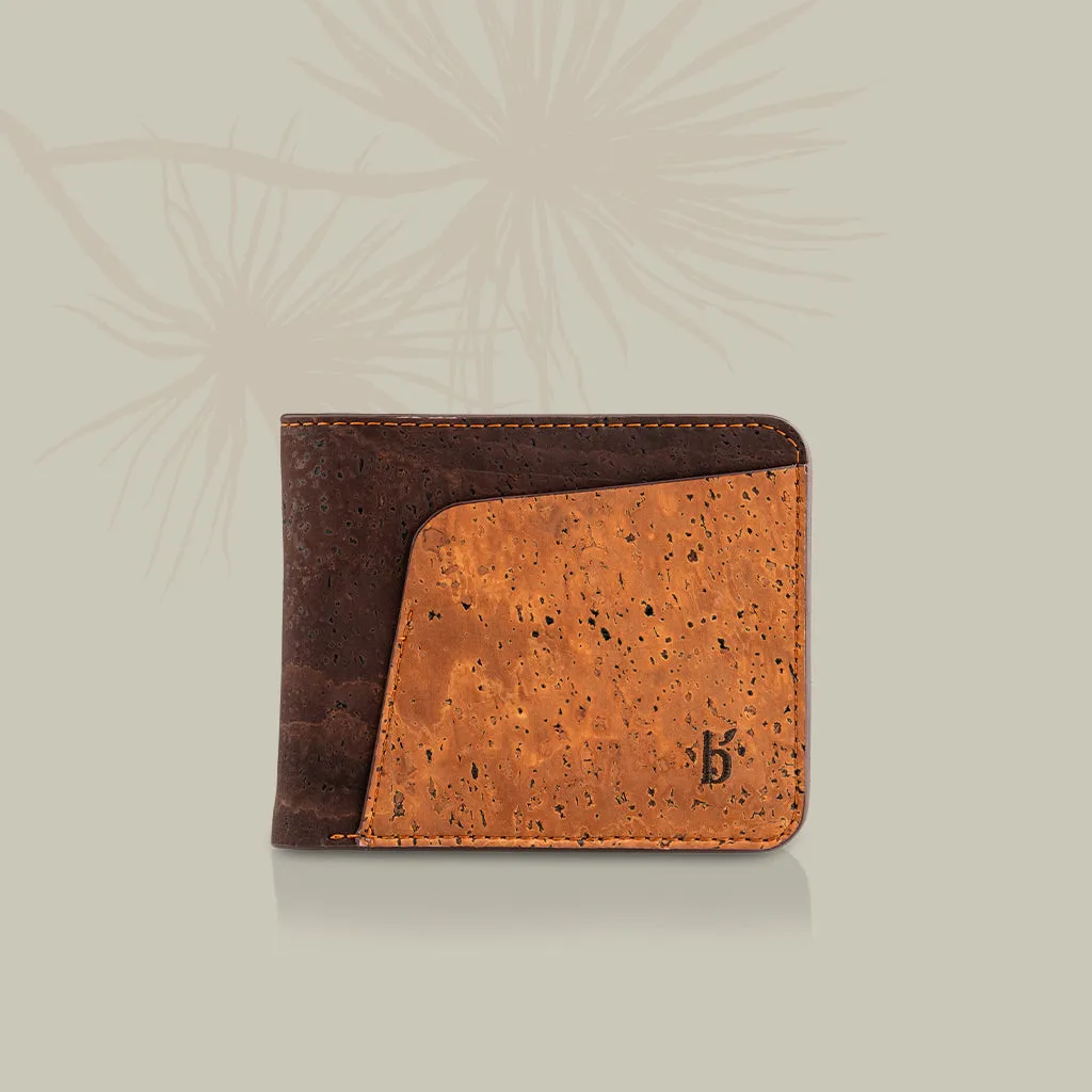 Evaan Men's Bi-Fold Cork Wallet
