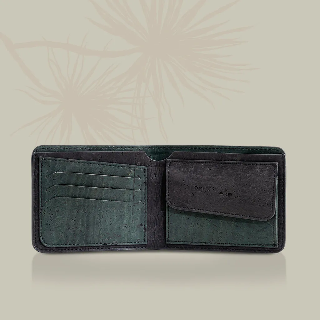 Evaan Men's Bi-Fold Cork Wallet