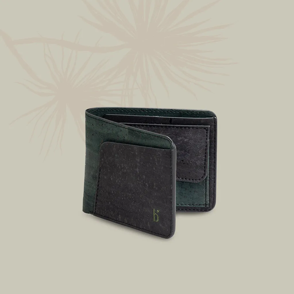 Evaan Men's Bi-Fold Cork Wallet