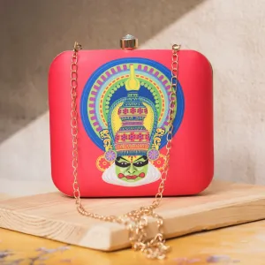 Exclusive Box Clutch with Pacha Vesham Portrait