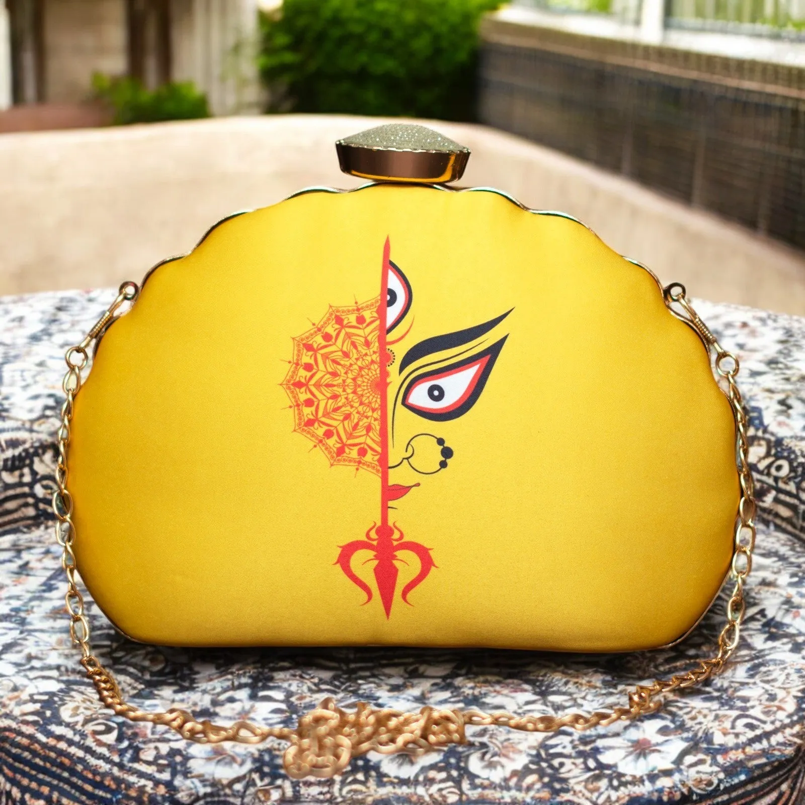 Exclusive Clutch with Ardhanari Nateshwar Portrait