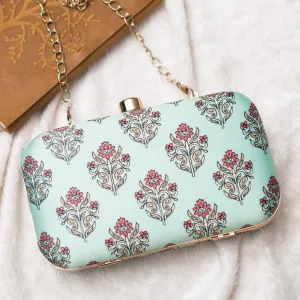 Exclusive Clutch with Floral Design