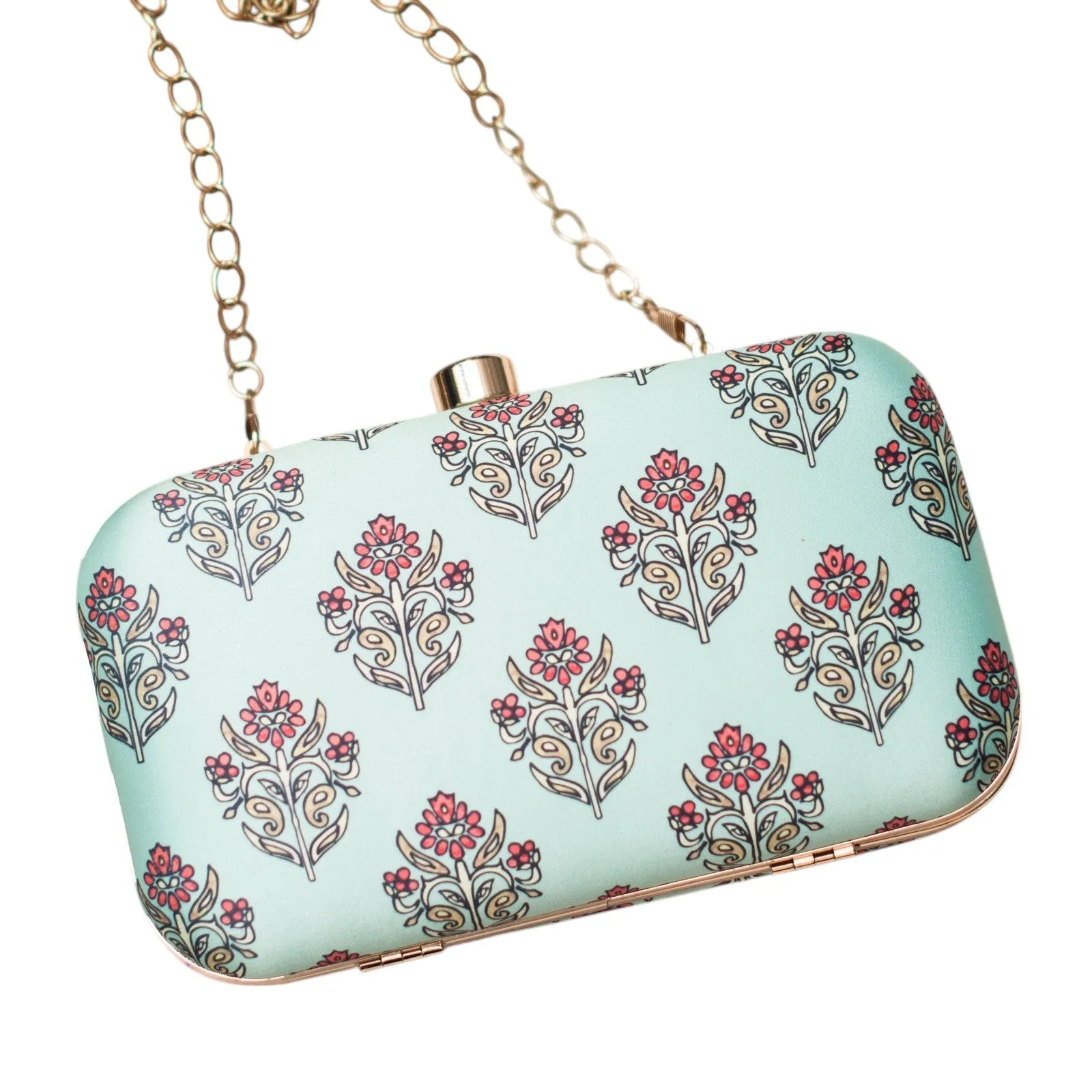 Exclusive Clutch with Floral Design