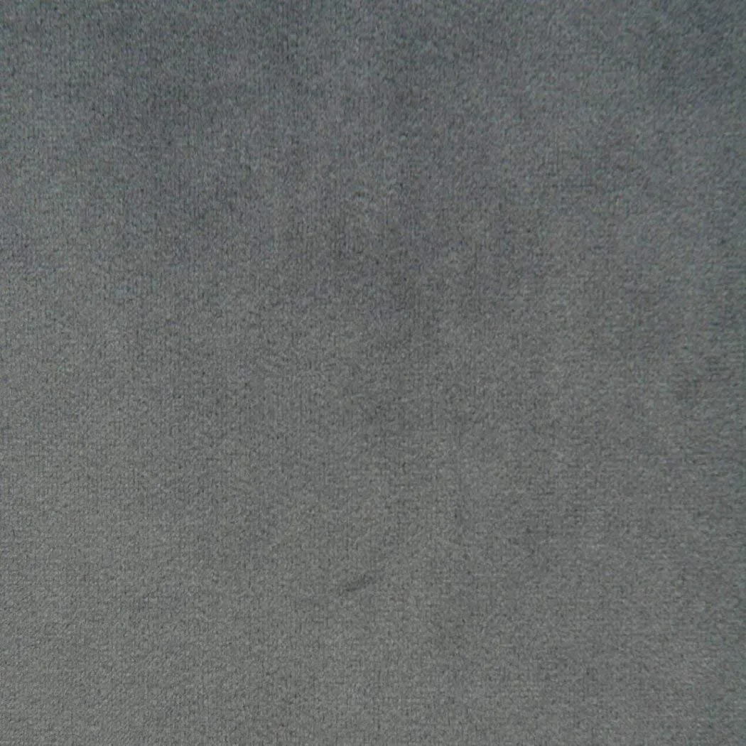 Exclusive Fabrics Natural Grey Velvet Blackout Curtain (1 Panel)