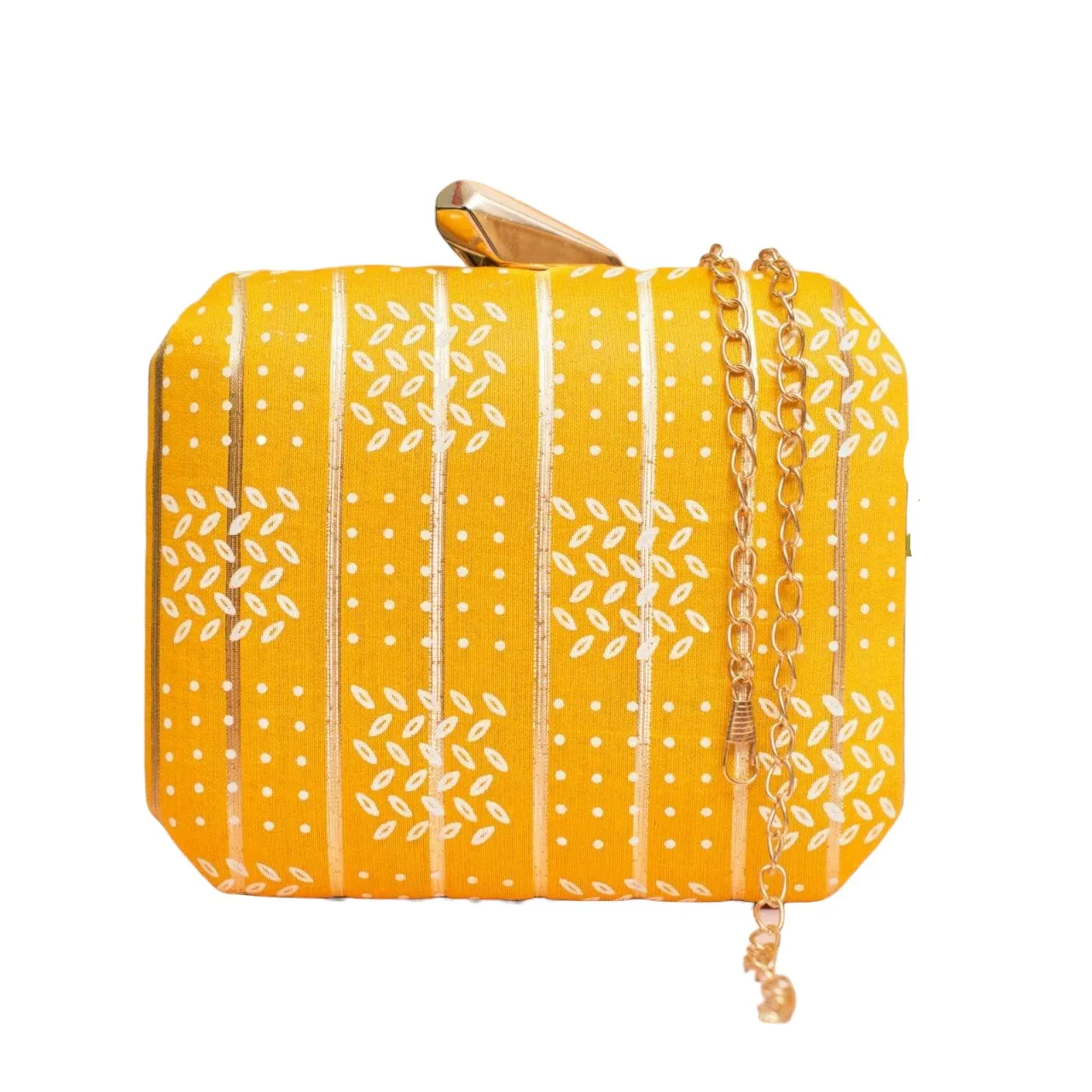 Exclusive Yellow Box Clutch